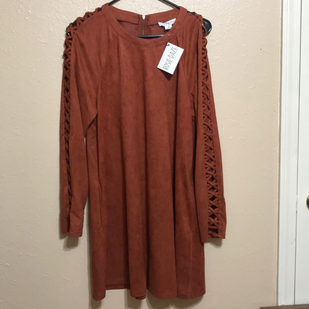 Rosie Daze Suede Dress